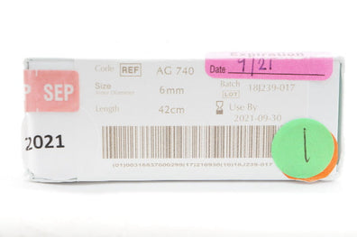 Artegraft AG740 Collagen Vascular Bovine Carotid Artery Graft 6mm x 42cm (x)